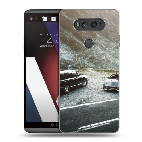 Дизайнерский пластиковый чехол для LG V20 Land Rover