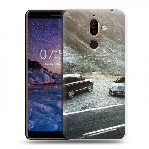 Дизайнерский пластиковый чехол для Nokia 7 Plus Land Rover