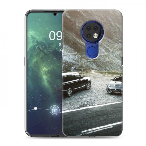 Дизайнерский силиконовый чехол для Nokia 6.2 Land Rover