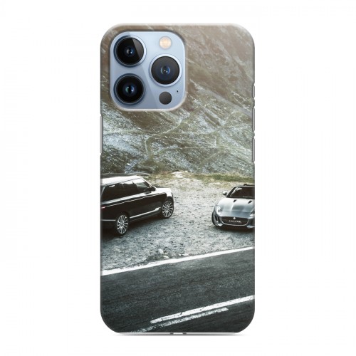 Дизайнерский силиконовый чехол для Iphone 13 Pro Land Rover