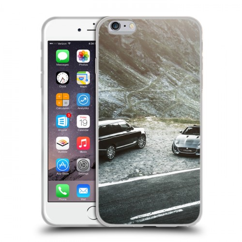 Дизайнерский силиконовый чехол для Iphone 6 Plus/6s Plus Land Rover