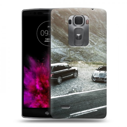 Дизайнерский пластиковый чехол для LG G Flex 2 Land Rover