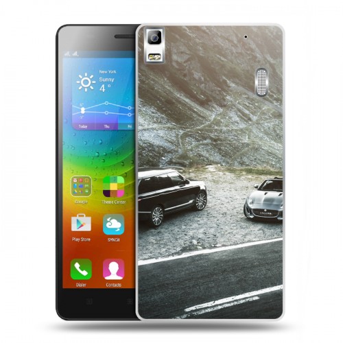 Дизайнерский пластиковый чехол для Lenovo A7000 Land Rover