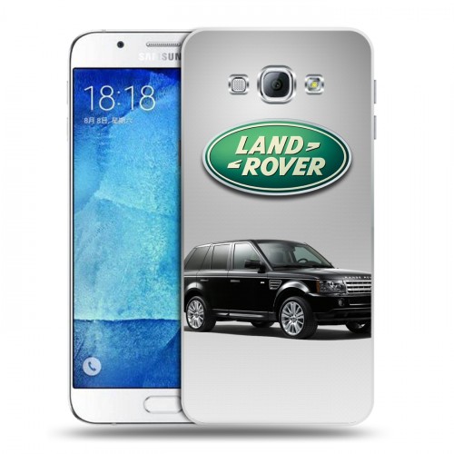 Дизайнерский пластиковый чехол для Samsung Galaxy A8 Land Rover