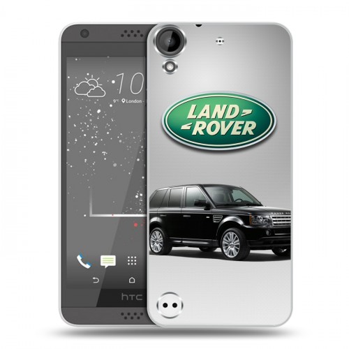 Дизайнерский пластиковый чехол для HTC Desire 530 Land Rover