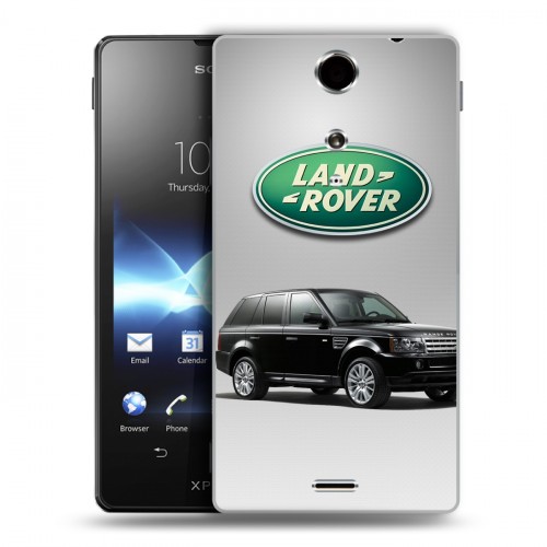 Дизайнерский пластиковый чехол для Sony Xperia TX Land Rover