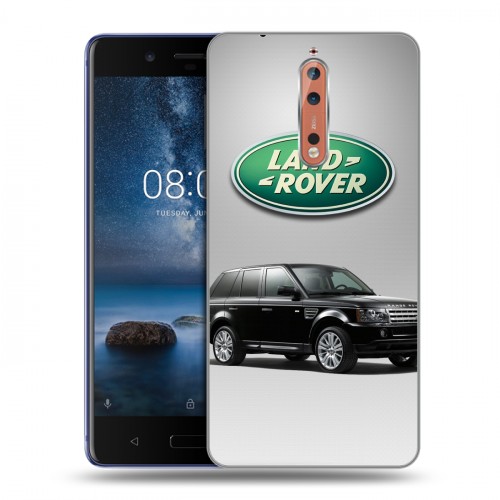 Дизайнерский пластиковый чехол для Nokia 8 Land Rover