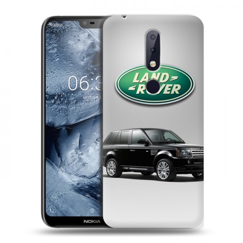 Дизайнерский пластиковый чехол для Nokia 6.1 Plus Land Rover