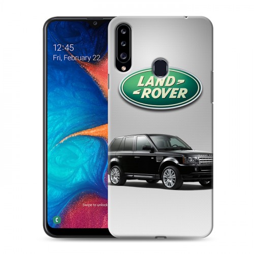 Дизайнерский пластиковый чехол для Samsung Galaxy A20s Land Rover