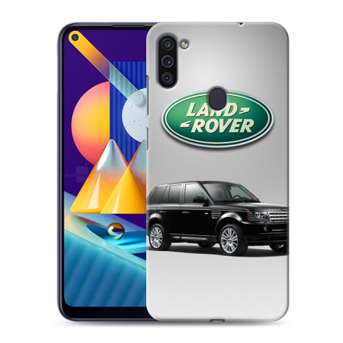 Дизайнерский пластиковый чехол для Samsung Galaxy M11 Land Rover