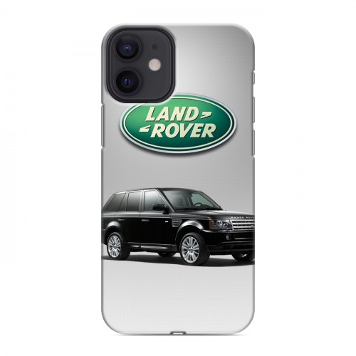 Дизайнерский силиконовый с усиленными углами чехол для Iphone 12 Mini Land Rover