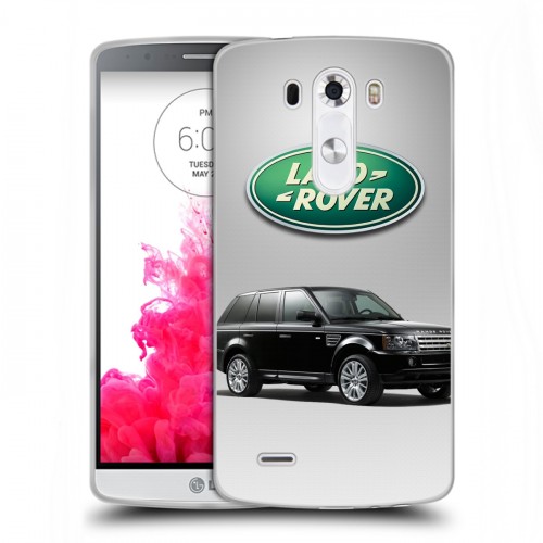 Дизайнерский пластиковый чехол для LG G3 (Dual-LTE) Land Rover