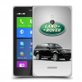 Дизайнерский силиконовый чехол для Nokia XL Land Rover