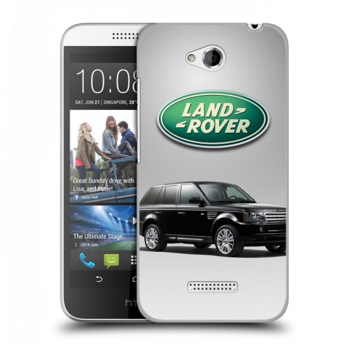 Дизайнерский пластиковый чехол для HTC Desire 616 Land Rover