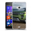 Дизайнерский пластиковый чехол для Microsoft Lumia 540 Land Rover