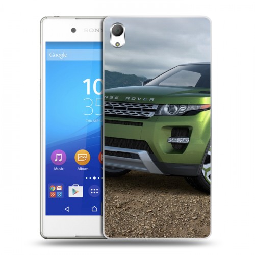 Дизайнерский пластиковый чехол для Sony Xperia Z3+ Land Rover