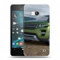 Дизайнерский пластиковый чехол для Microsoft Lumia 550 Land Rover