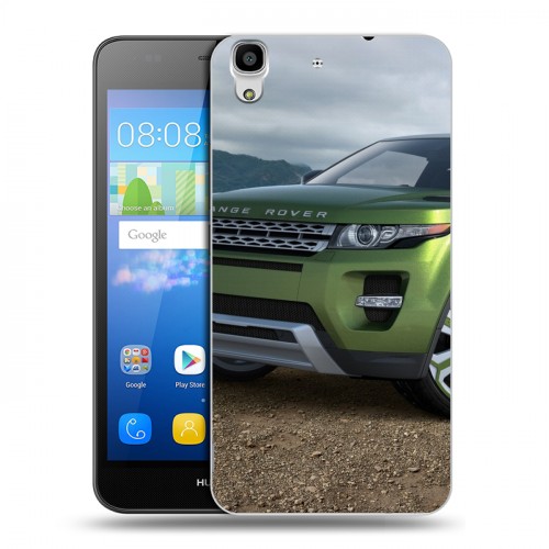 Дизайнерский пластиковый чехол для Huawei Y6 Land Rover