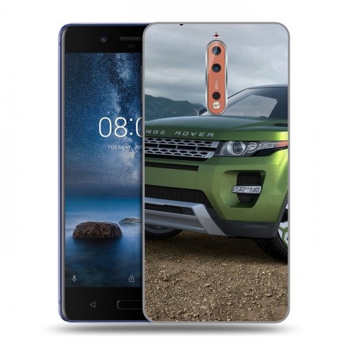 Дизайнерский пластиковый чехол для Nokia 8 Land Rover