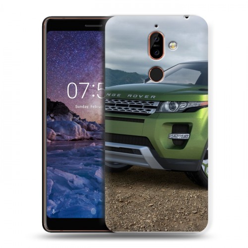 Дизайнерский пластиковый чехол для Nokia 7 Plus Land Rover