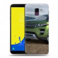 Дизайнерский пластиковый чехол для Samsung Galaxy J6 Land Rover