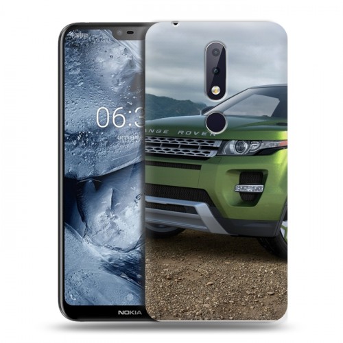 Дизайнерский силиконовый чехол для Nokia 6.1 Plus Land Rover