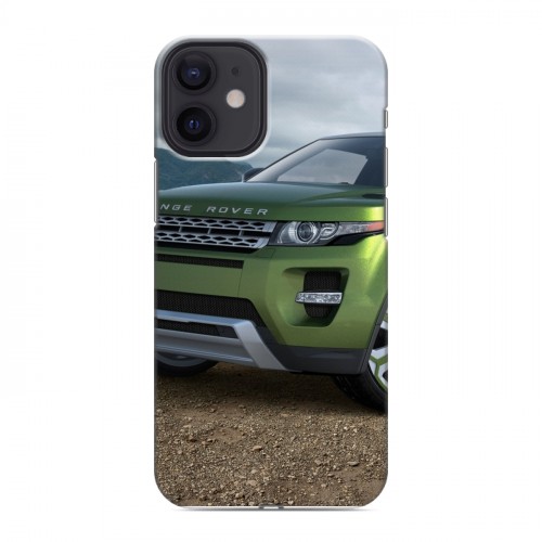 Дизайнерский силиконовый с усиленными углами чехол для Iphone 12 Mini Land Rover