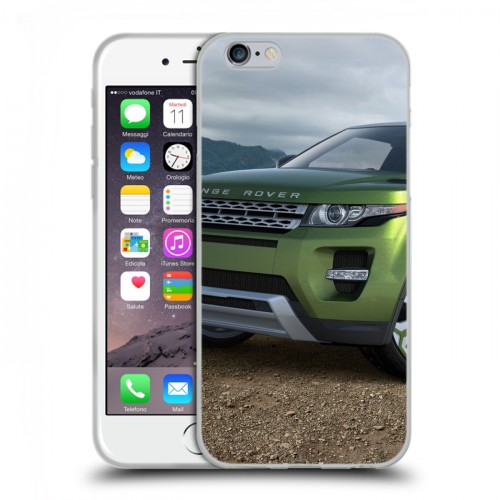 Дизайнерский пластиковый чехол для Iphone 6/6s Land Rover