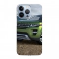 Дизайнерский силиконовый чехол для Iphone 13 Pro Land Rover