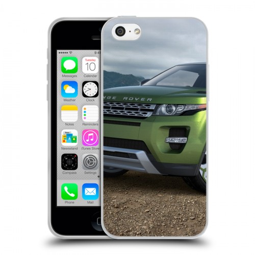 Дизайнерский пластиковый чехол для Iphone 5c Land Rover