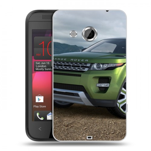 Дизайнерский пластиковый чехол для HTC Desire 200 Land Rover