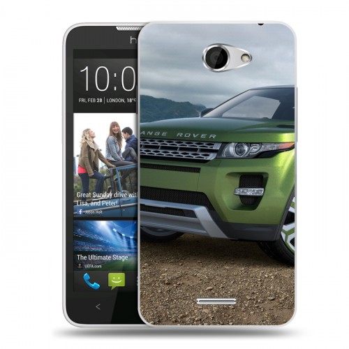 Дизайнерский пластиковый чехол для HTC Desire 516 Land Rover