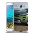 Дизайнерский пластиковый чехол для Samsung Galaxy E5 Land Rover