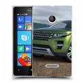 Дизайнерский пластиковый чехол для Microsoft Lumia 435 Land Rover