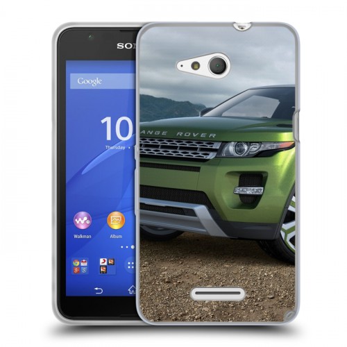 Дизайнерский пластиковый чехол для Sony Xperia E4g Land Rover