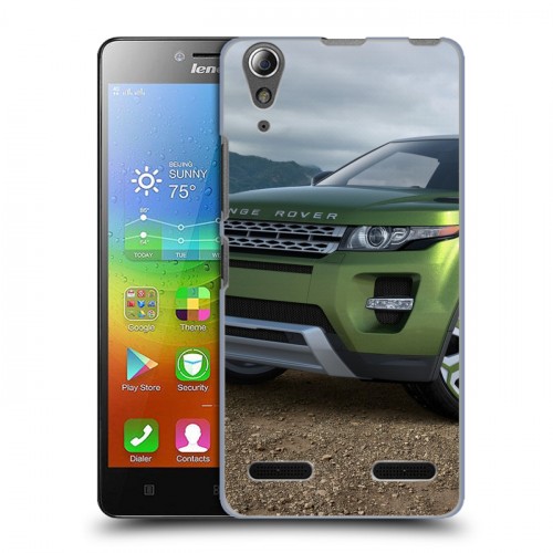 Дизайнерский пластиковый чехол для Lenovo A6000 Land Rover