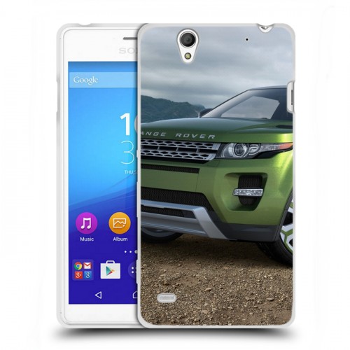 Дизайнерский пластиковый чехол для Sony Xperia C4 Land Rover