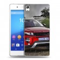 Дизайнерский пластиковый чехол для Sony Xperia Z3+ Land Rover