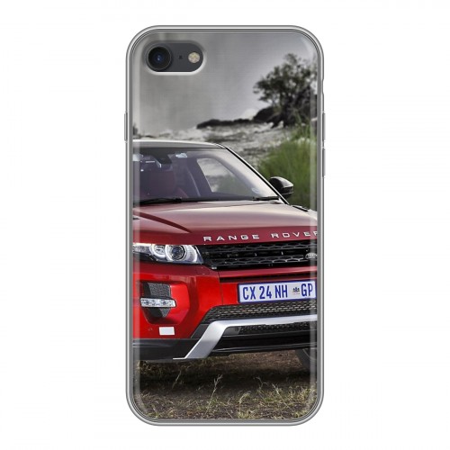 Дизайнерский силиконовый чехол для Iphone 7 Land Rover