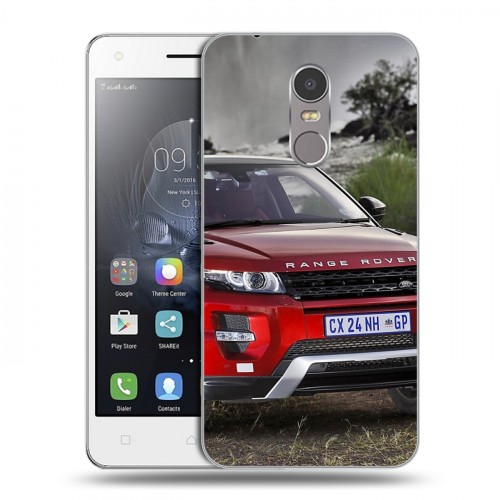 Дизайнерский пластиковый чехол для Lenovo K6 Note Land Rover