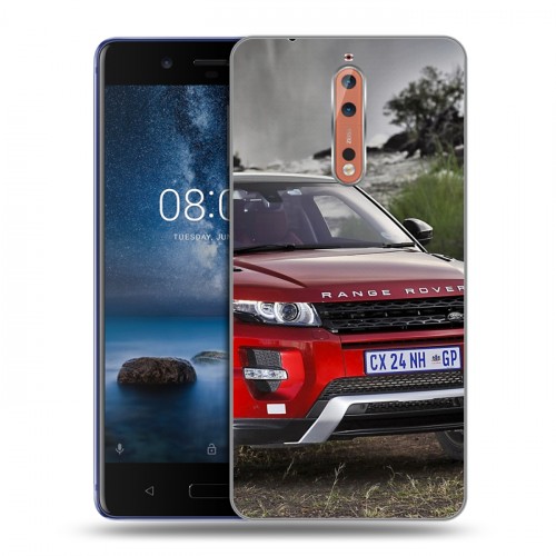 Дизайнерский пластиковый чехол для Nokia 8 Land Rover