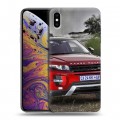 Дизайнерский силиконовый чехол для Iphone Xs Max Land Rover