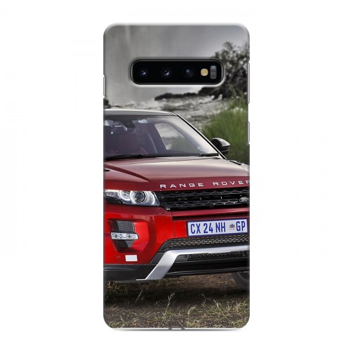 Дизайнерский силиконовый чехол для Samsung Galaxy S10 Land Rover