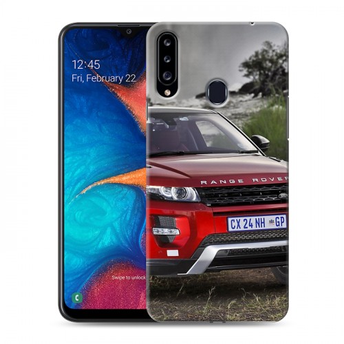 Дизайнерский пластиковый чехол для Samsung Galaxy A20s Land Rover