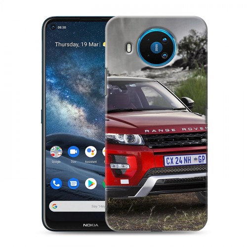 Дизайнерский силиконовый чехол для Nokia 8.3 Land Rover