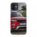 Дизайнерский силиконовый с усиленными углами чехол для Iphone 12 Mini Land Rover