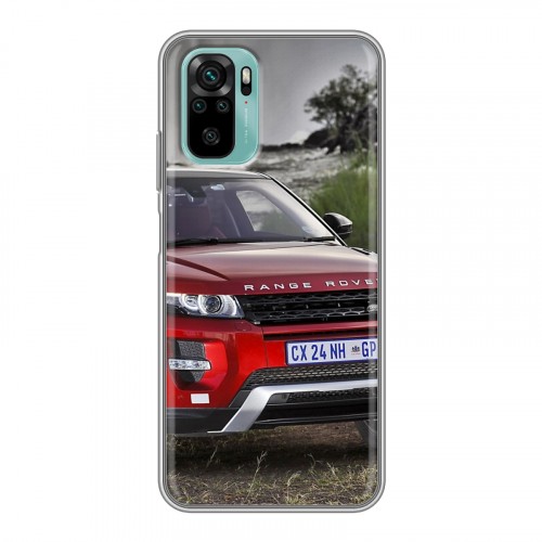 Дизайнерский силиконовый чехол для Xiaomi RedMi Note 10 Land Rover