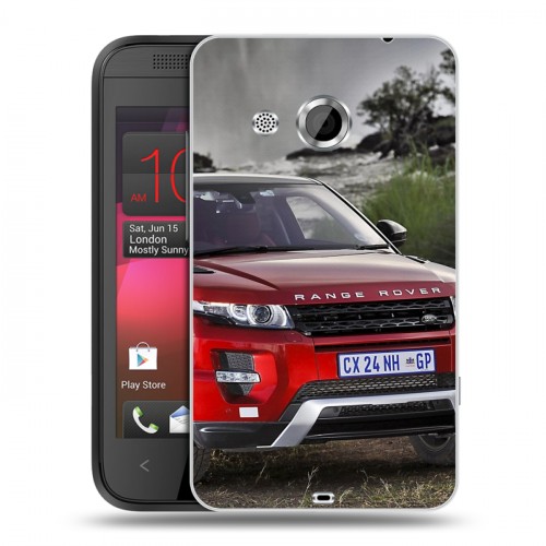 Дизайнерский пластиковый чехол для HTC Desire 200 Land Rover