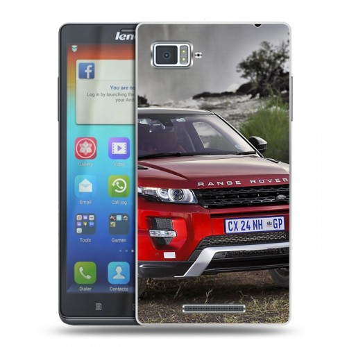 Дизайнерский пластиковый чехол для Lenovo Vibe Z Land Rover