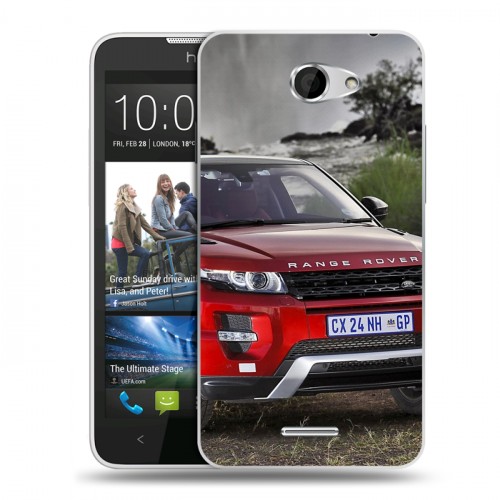 Дизайнерский пластиковый чехол для HTC Desire 516 Land Rover